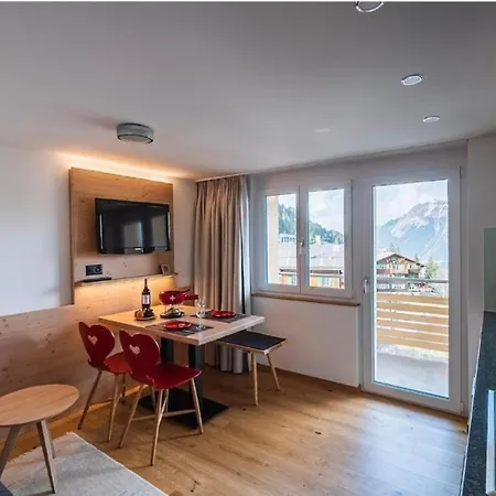Chalet Raufthubel 2-zi Lägenhet Mürren